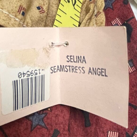 Vintage Ozark Mountain Crafts by Char Selena the Seamstress Angel 14.5" Tall - Picture 6 of 12